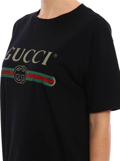 gucci t shirt schwarz damen|genuine Gucci t shirts.